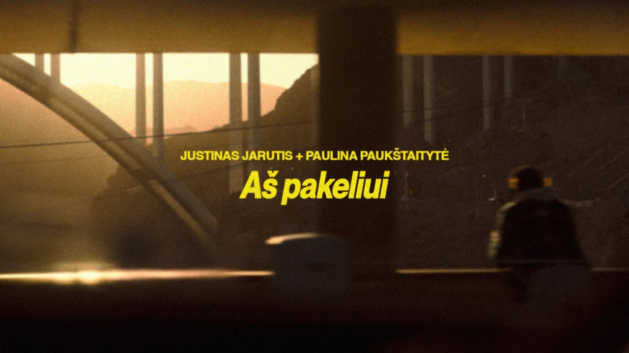 Justinas Jarutis x Paulina Paukštaitytė - Aš pakeliui (Official Lyric Video) Mp3 Atsisiųsti