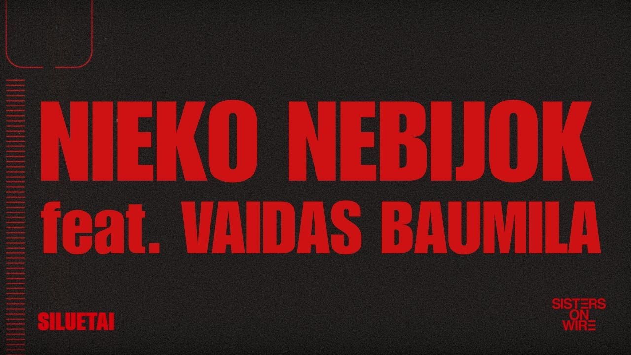 Sisters On Wire feat. Vaidas Baumila - Nieko nebijok (Official Audio) Mp3 Atsisiųsti